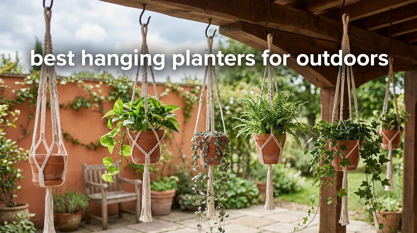 best hanging planters for outdoors