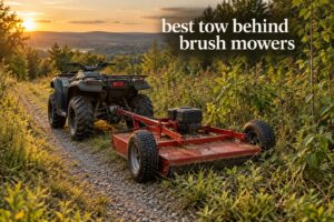 best tow behind brush mowers