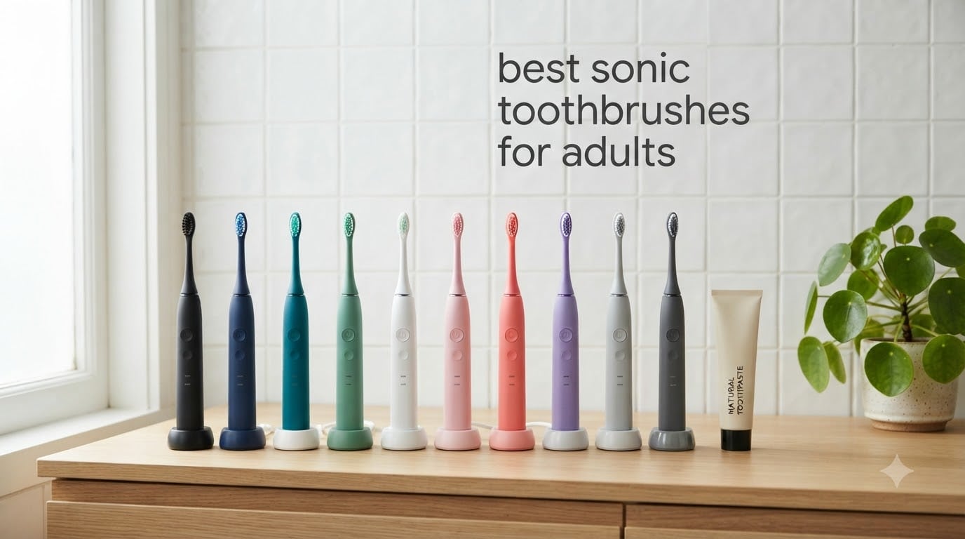 best sonic toothbrushes for adults