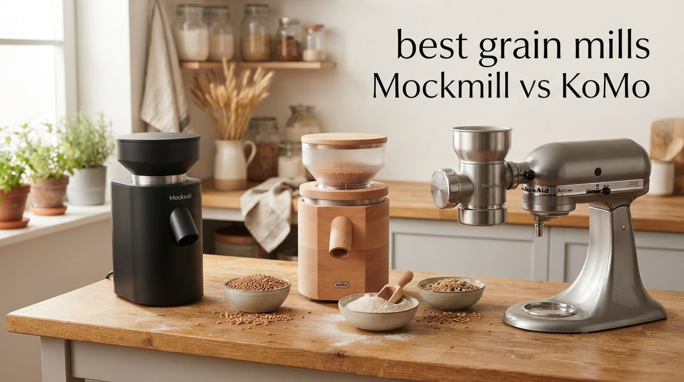 best grain mills Mockmill vs KoMo