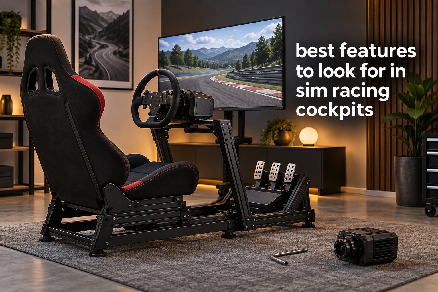 best features to look for in sim racing cockpits