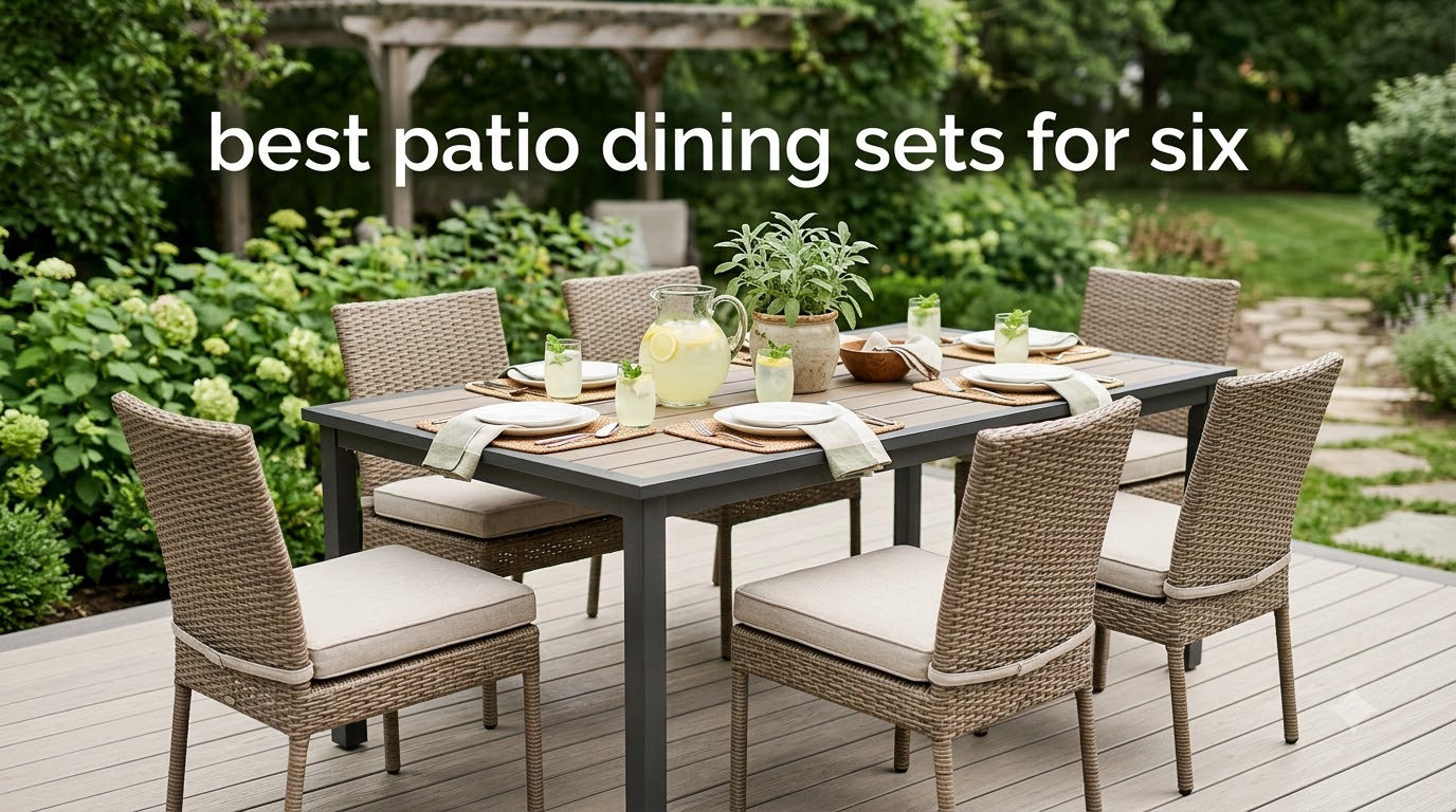 best patio dining sets for six