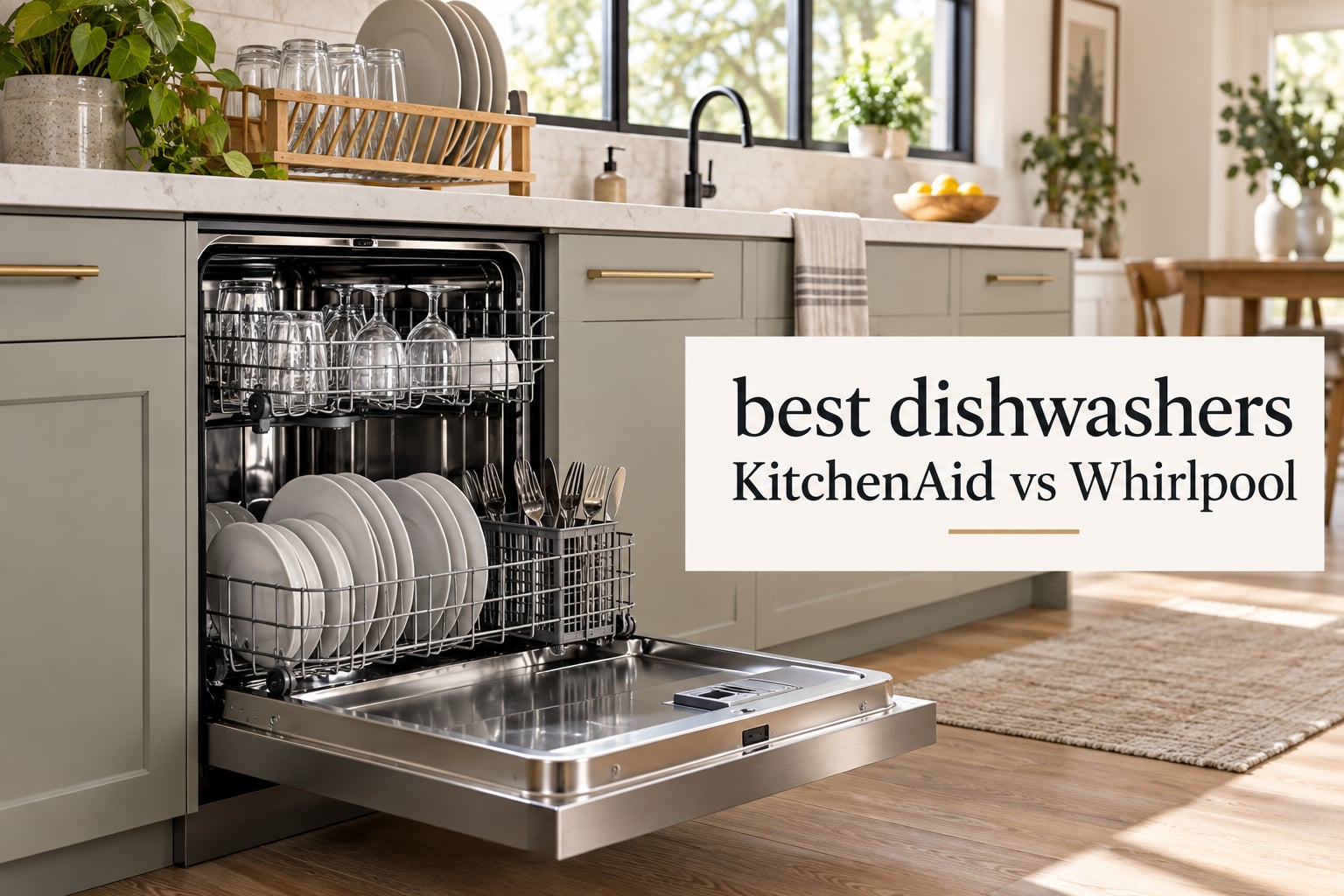 best dishwashers KitchenAid vs Whirlpool
