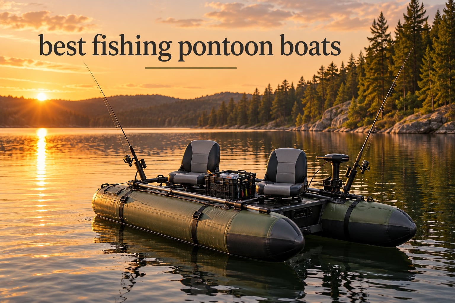 best fishing pontoon boats