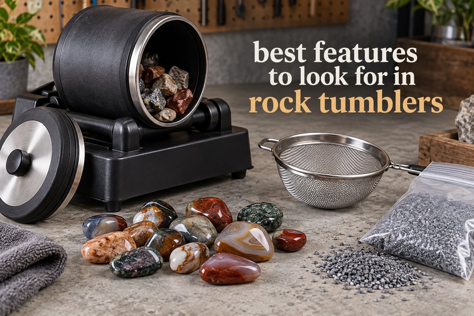 best features to look for in rock tumblers