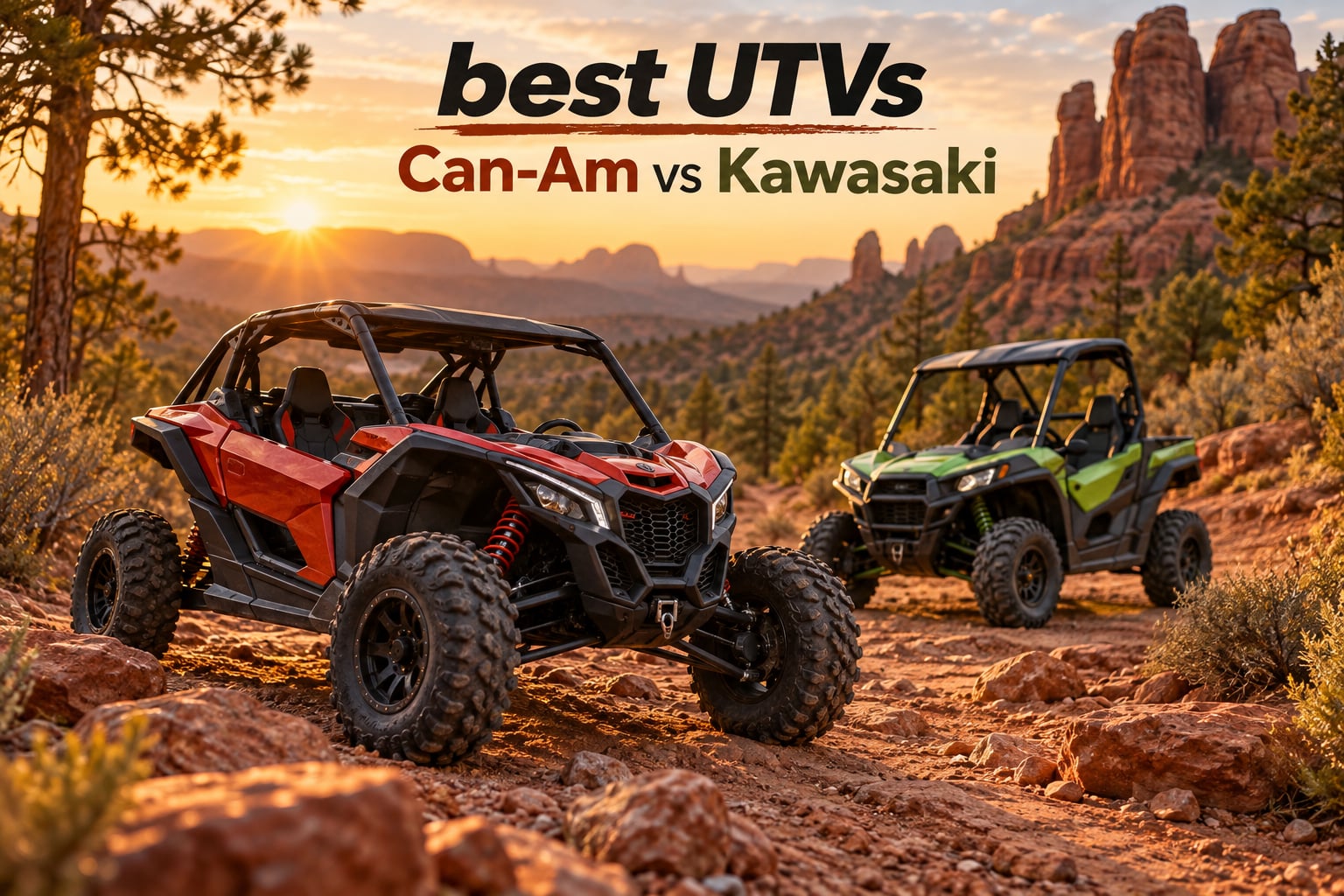 best UTVs Can-Am vs Kawasaki