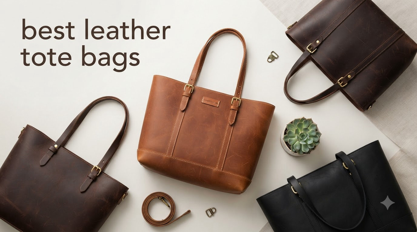 best leather tote bags
