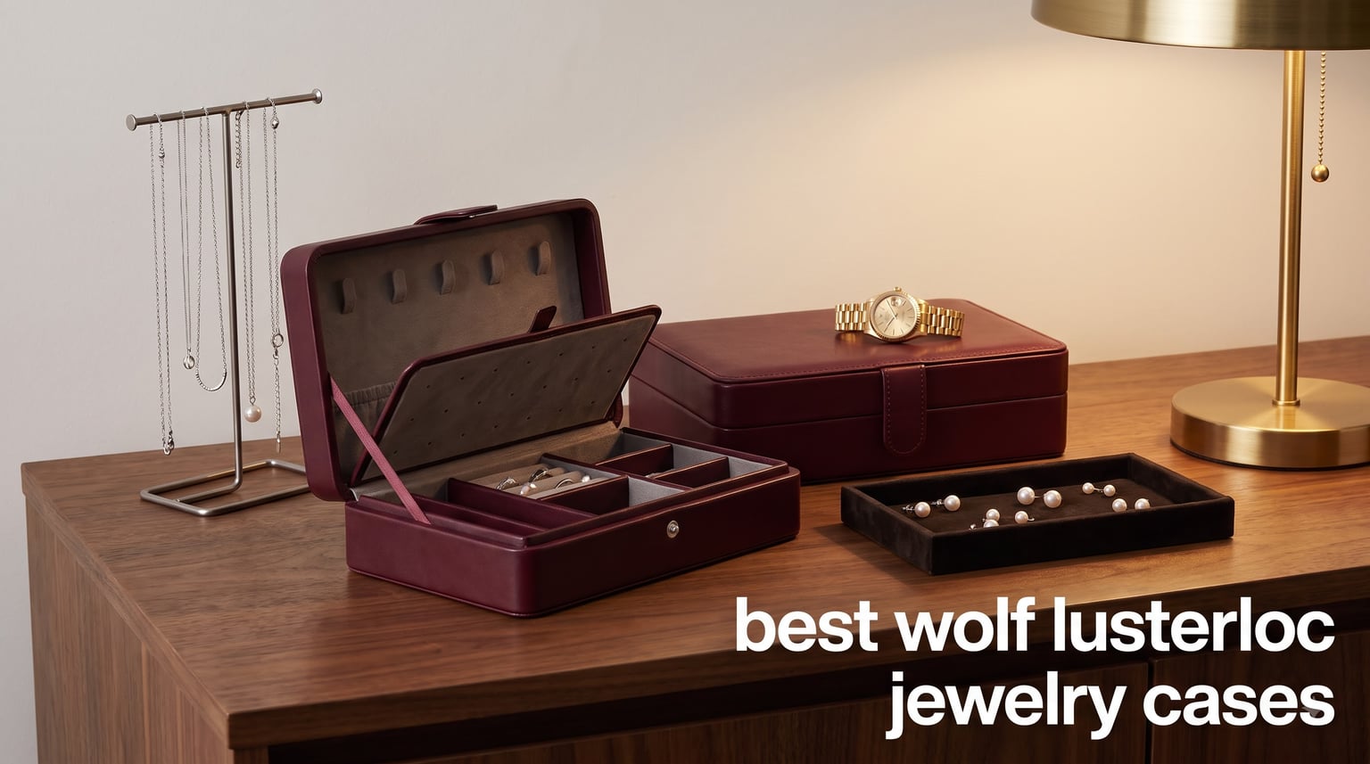 best wolf lusterloc jewelry cases