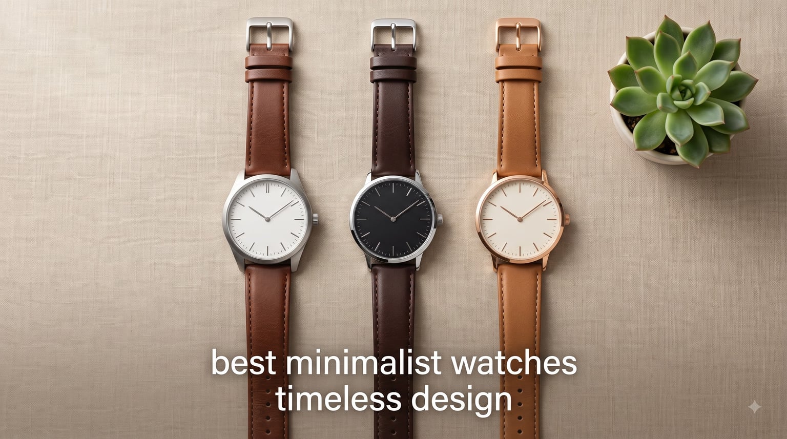 best minimalist watches timeless design