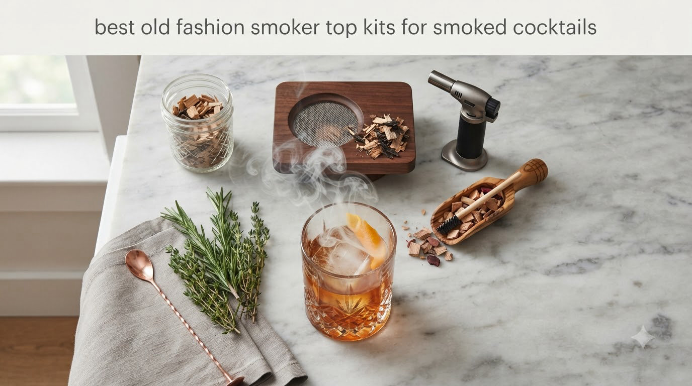 best old fashion smoker top kits for smoked cocktails