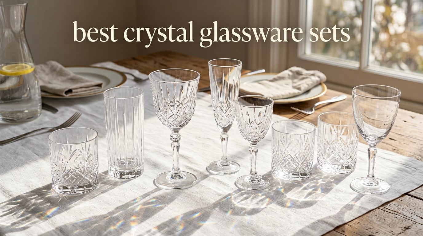 best crystal glassware sets