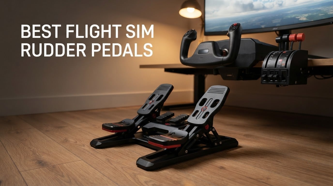 best flight sim rudder pedals