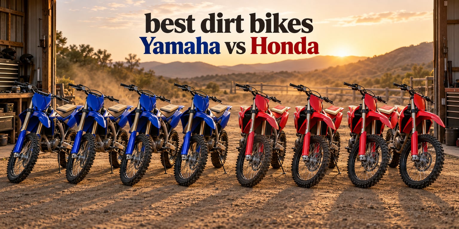 best dirt bikes Yamaha vs Honda