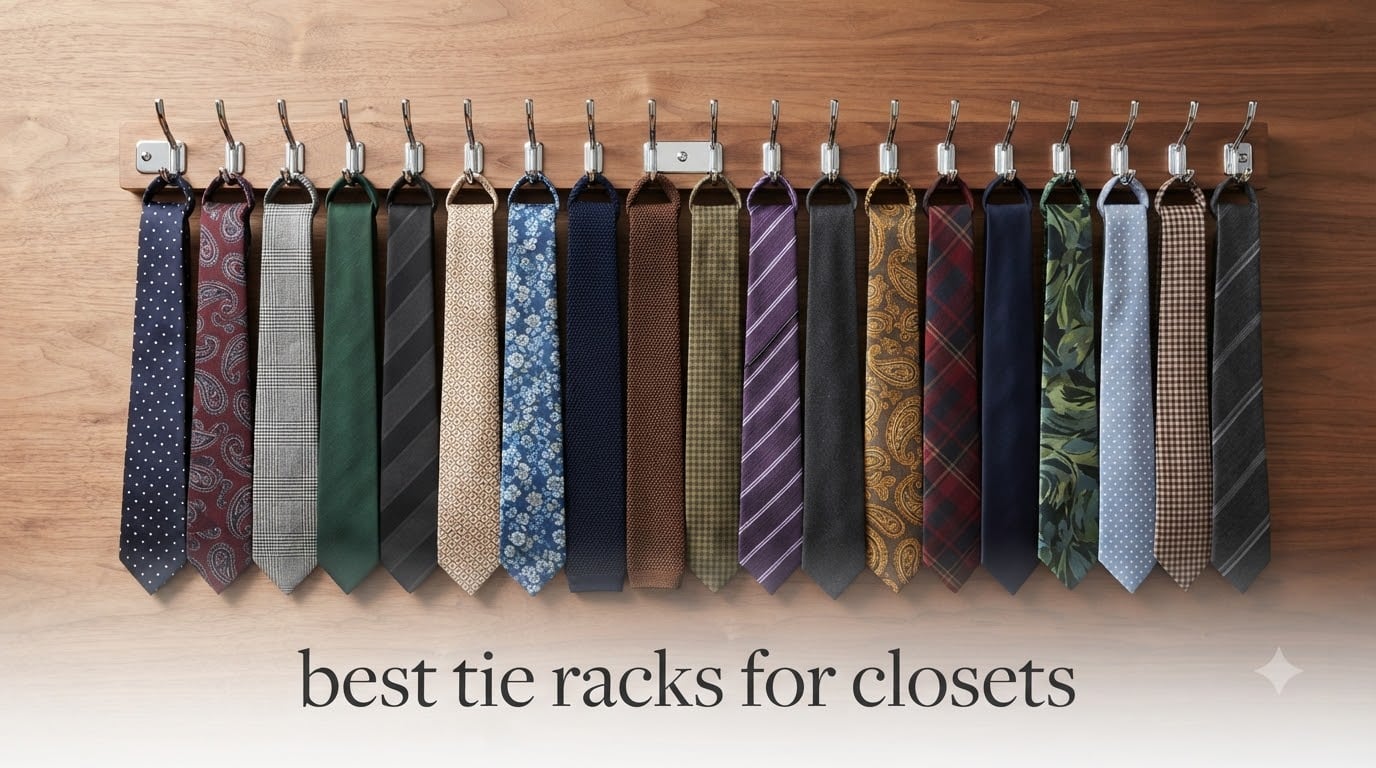 best tie racks for closets