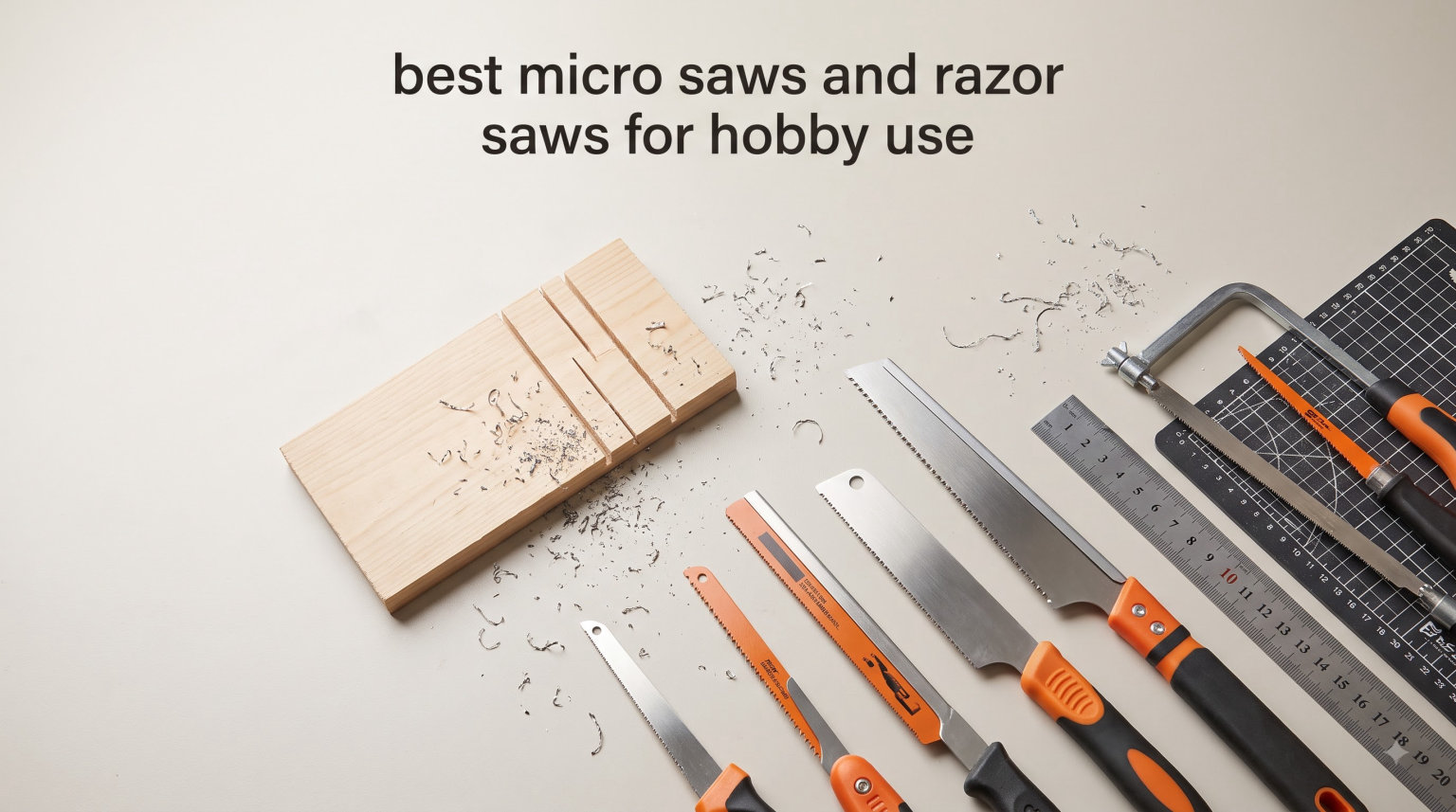 best micro saws and razor saws for hobby use
