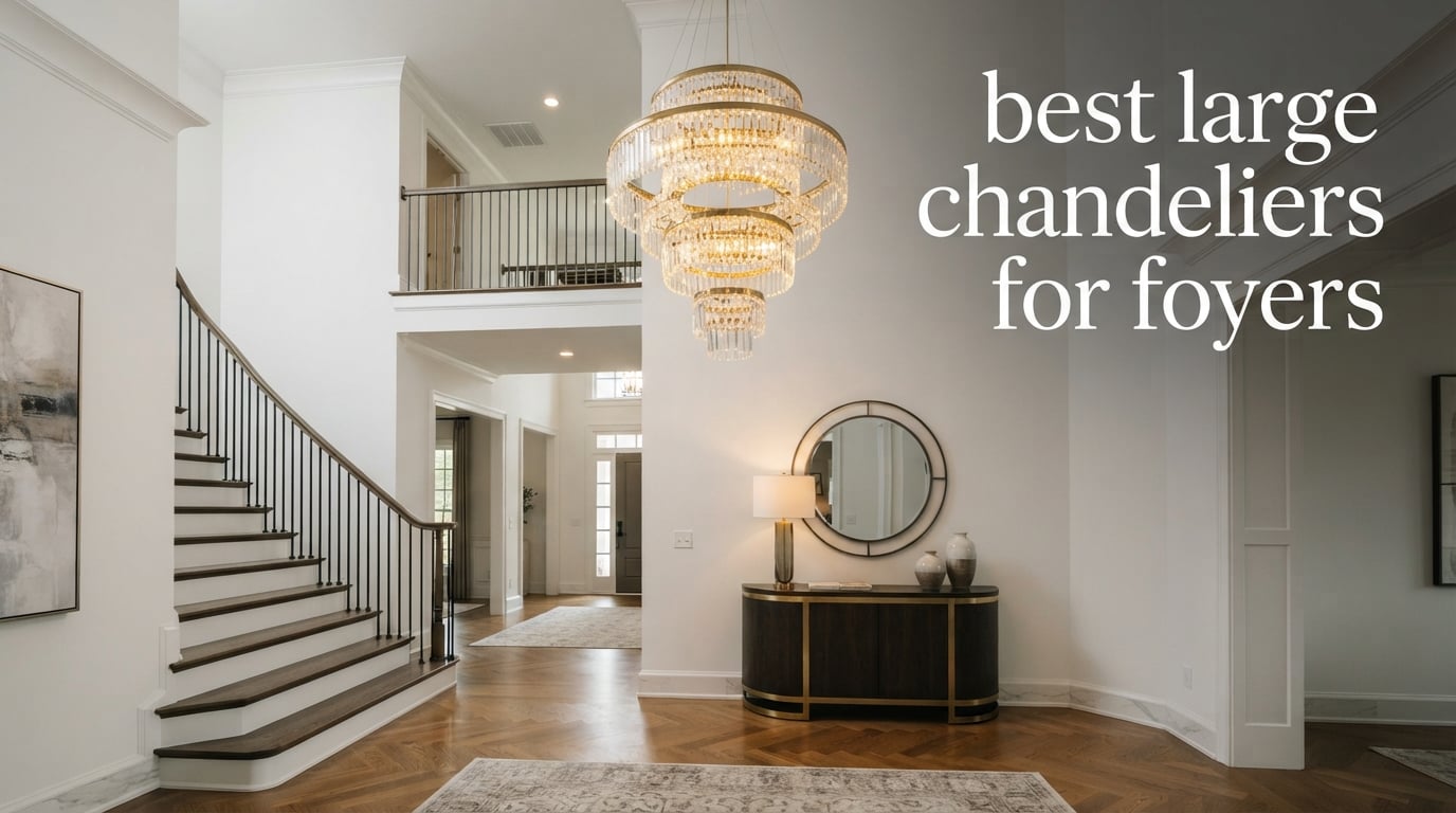 best large chandeliers for foyers