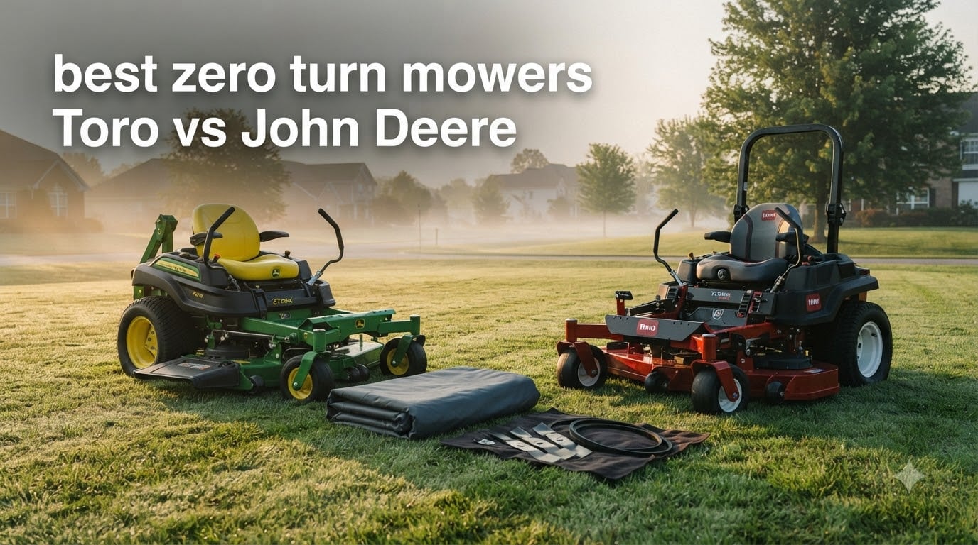 best zero turn mowers Toro vs John Deere
