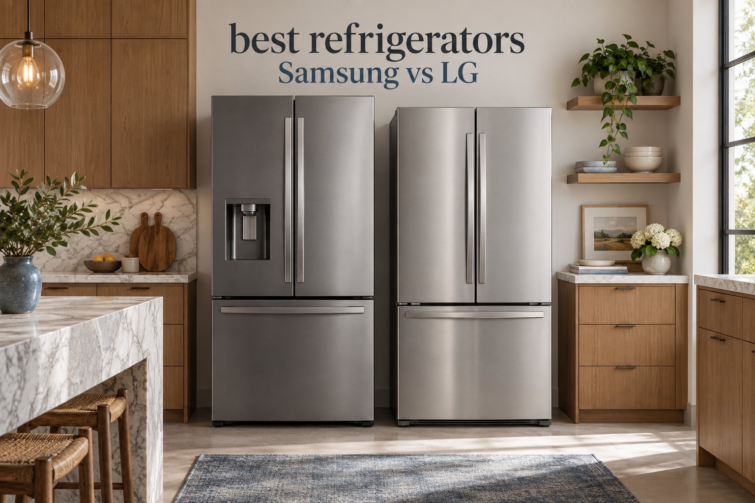 best refrigerators Samsung vs LG
