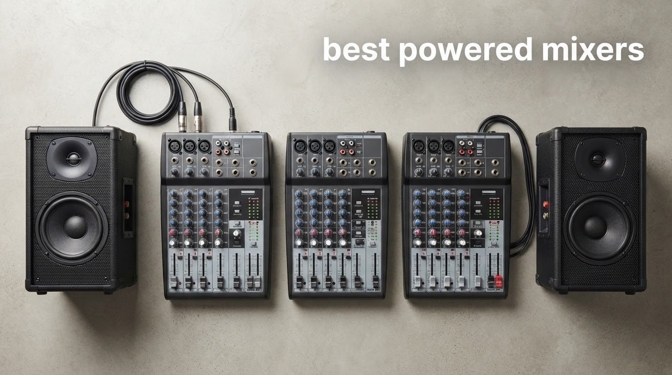 best powered mixers