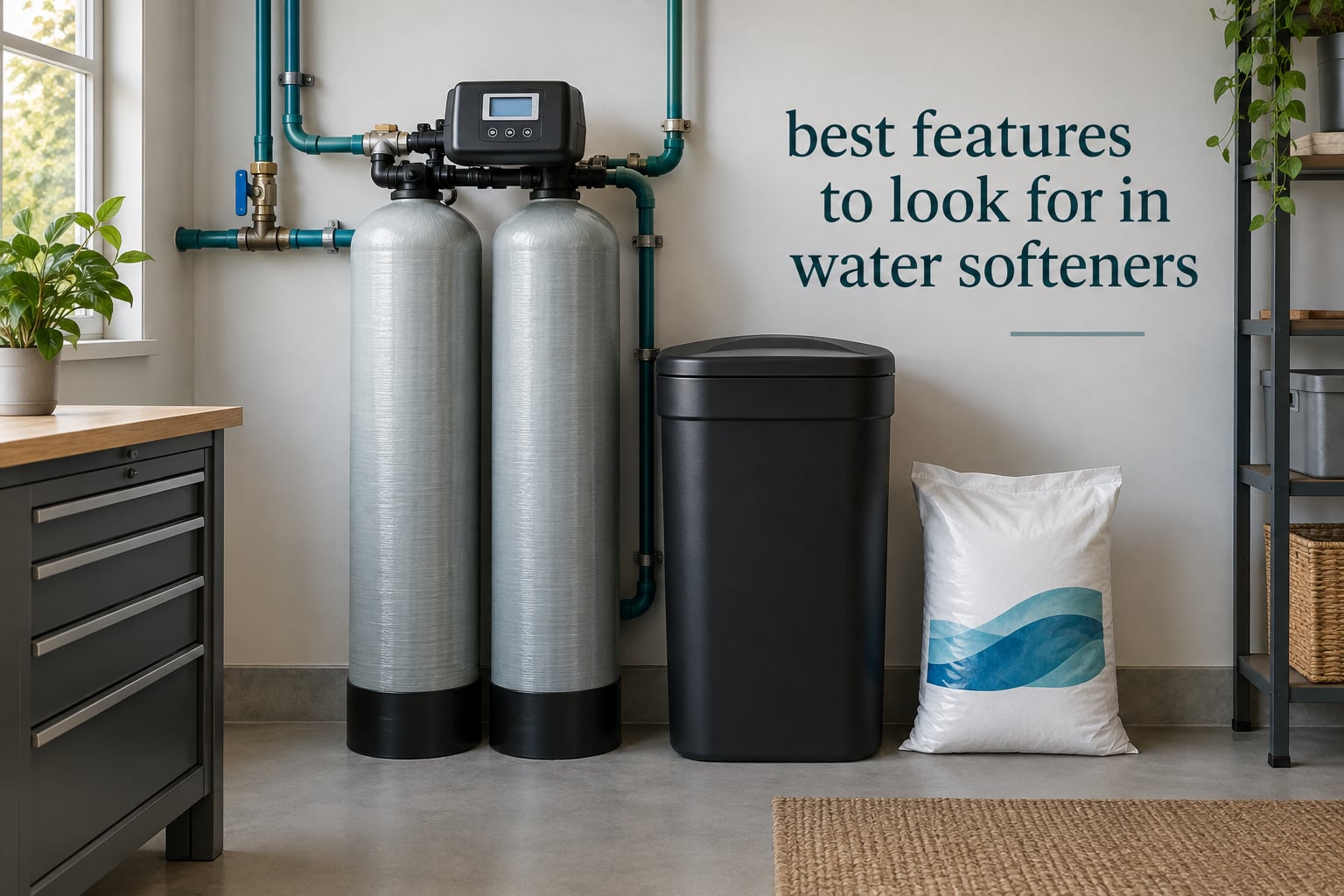 best features to look for in water softeners