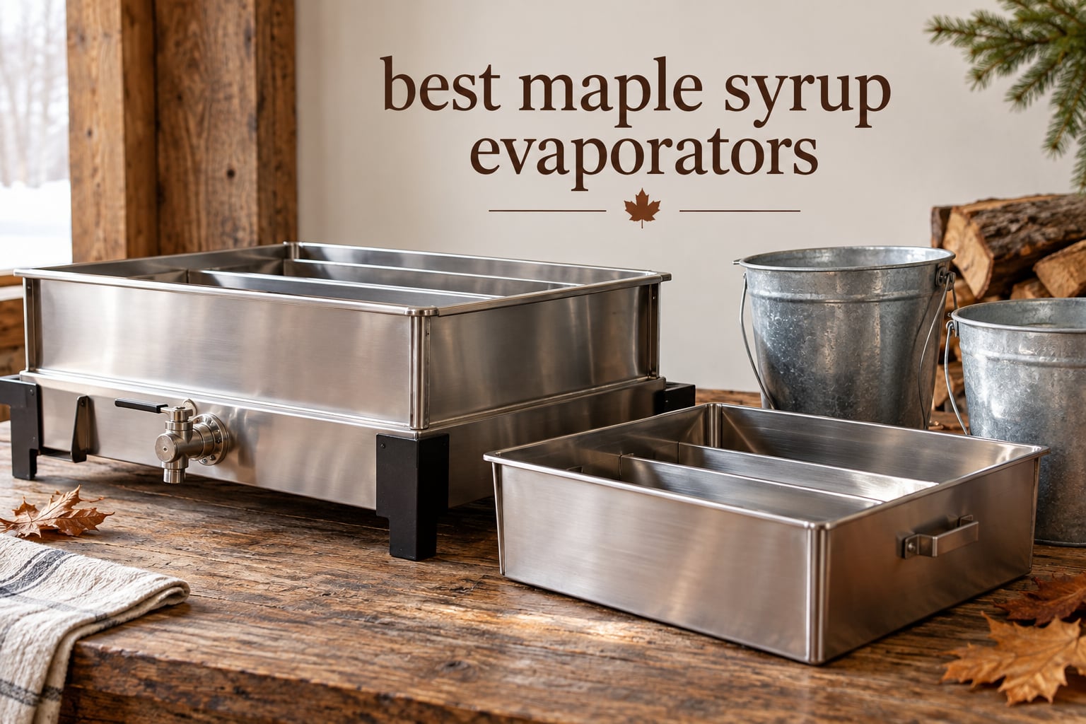 best maple syrup evaporators