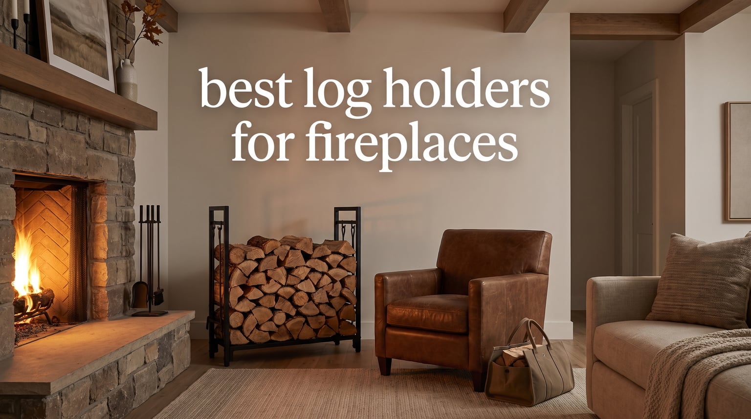 best log holders for fireplaces