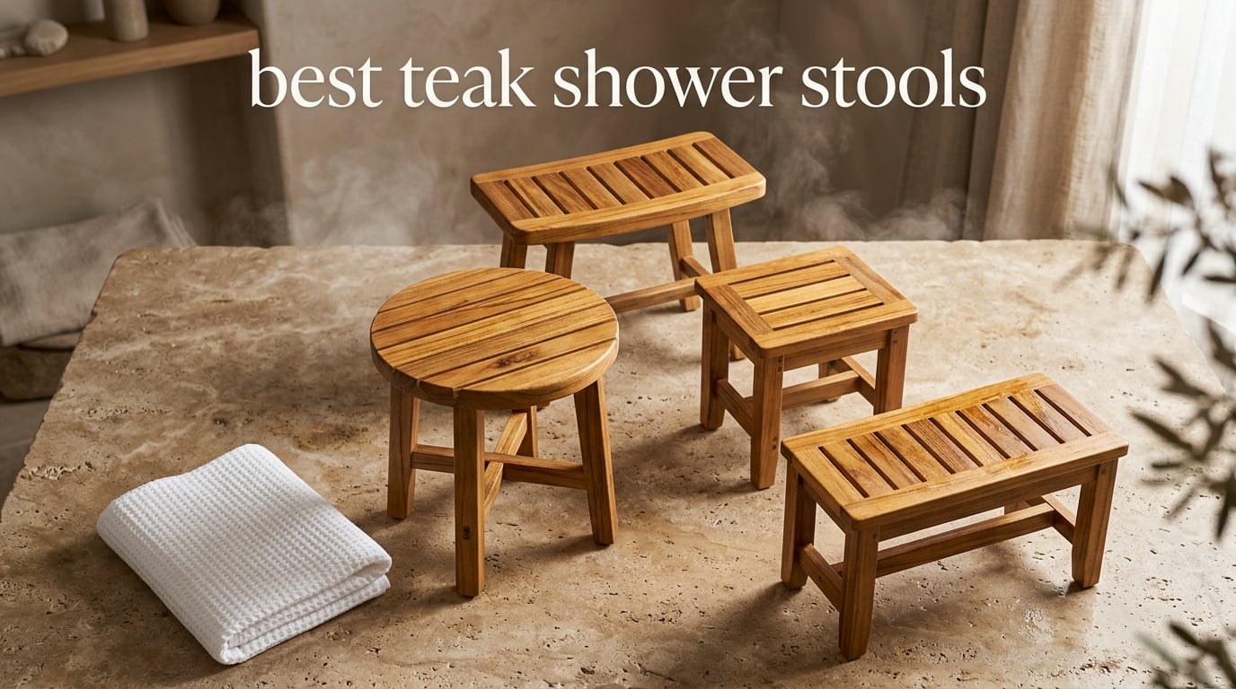 best teak shower stools