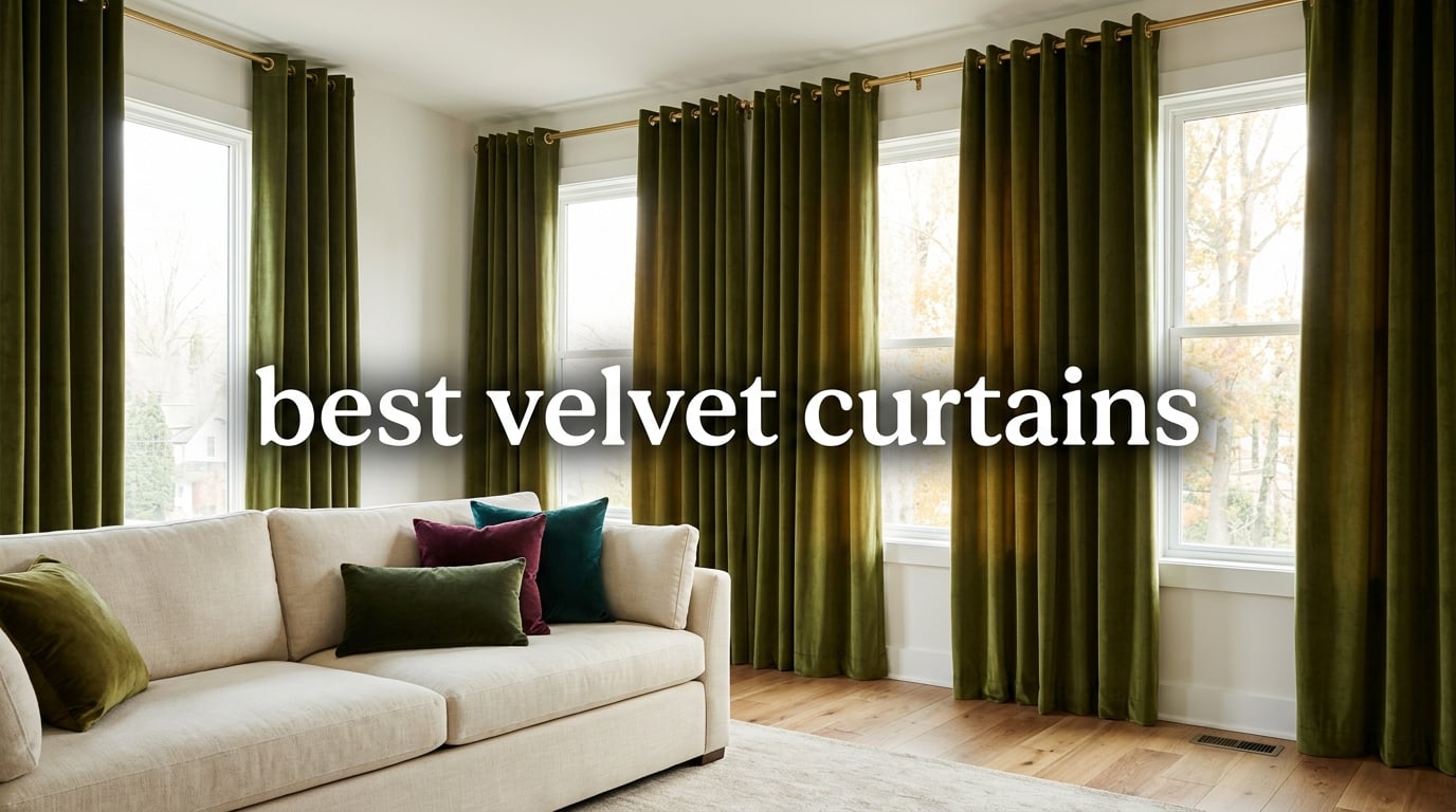 best velvet curtains