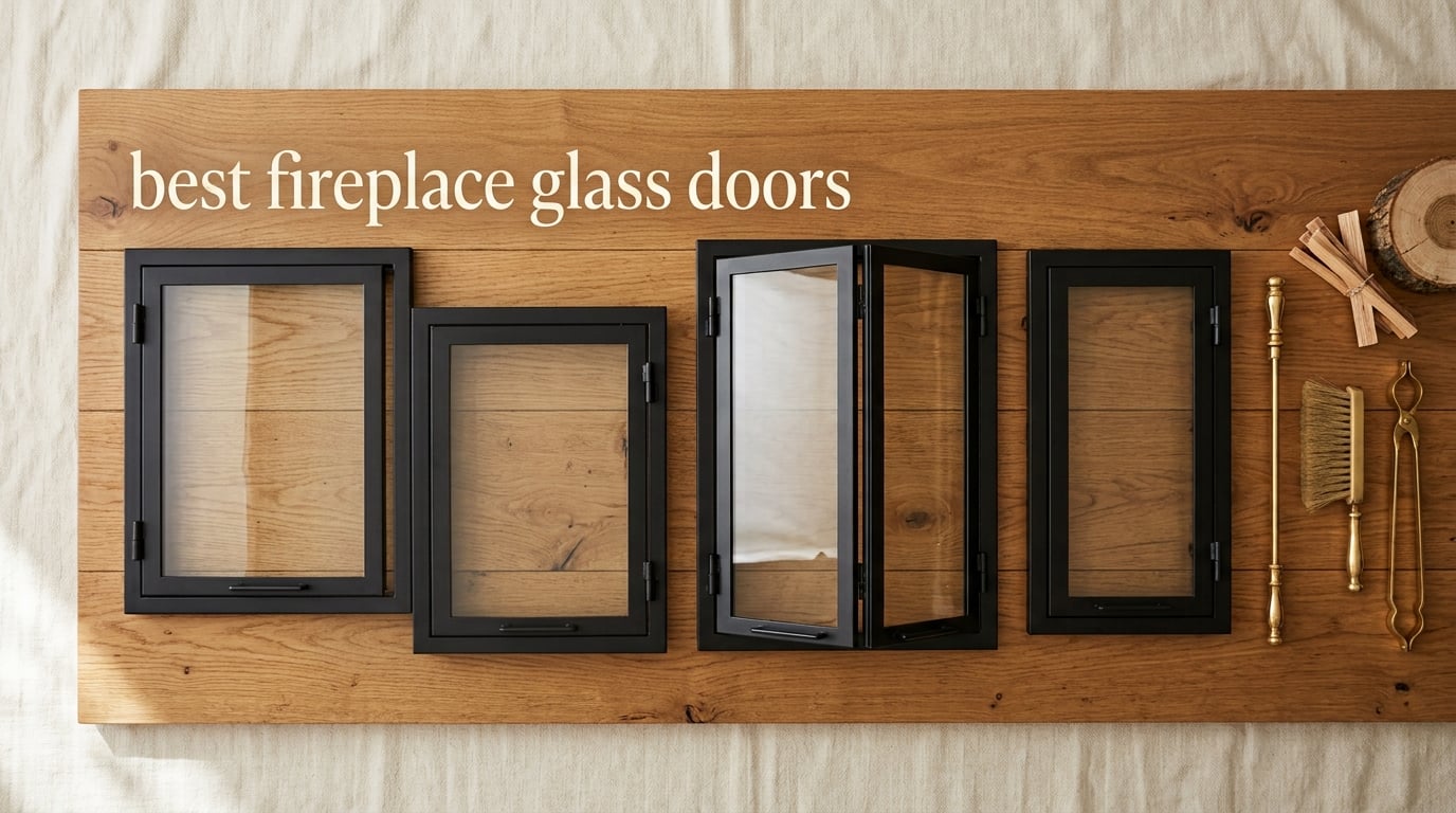 best fireplace glass doors