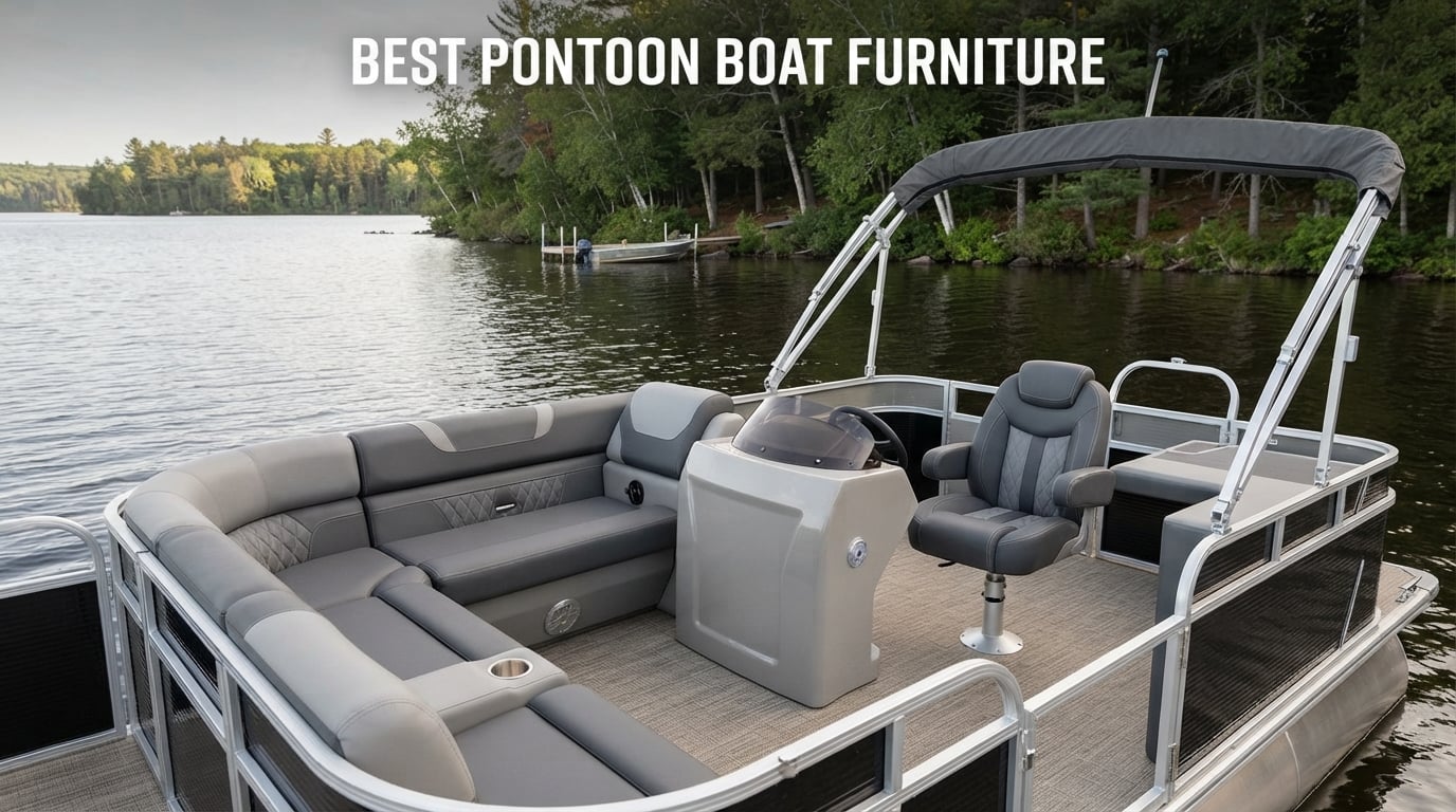 best pontoon boat furniture