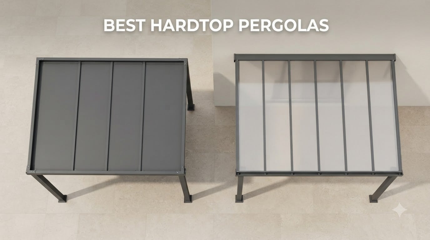 best hardtop pergolas