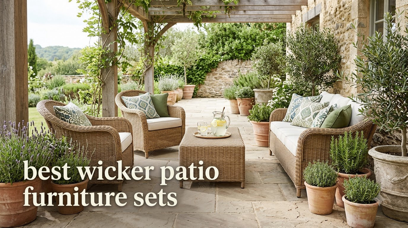 best wicker patio furniture sets