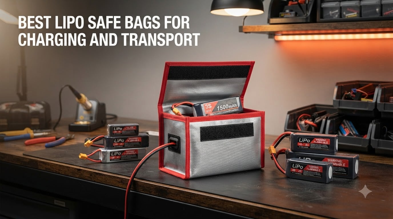 best lipo safe bags for charging and transport