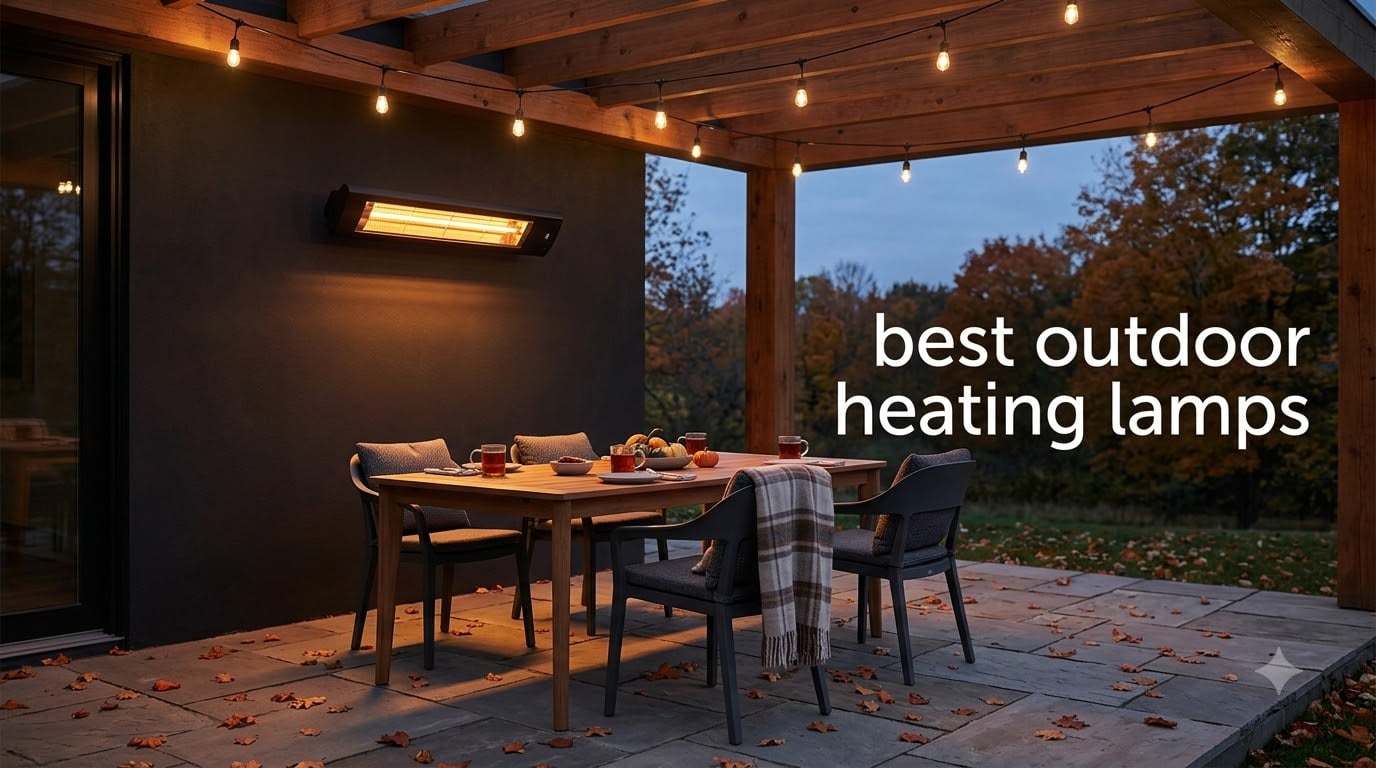 best outdoor heating lamps