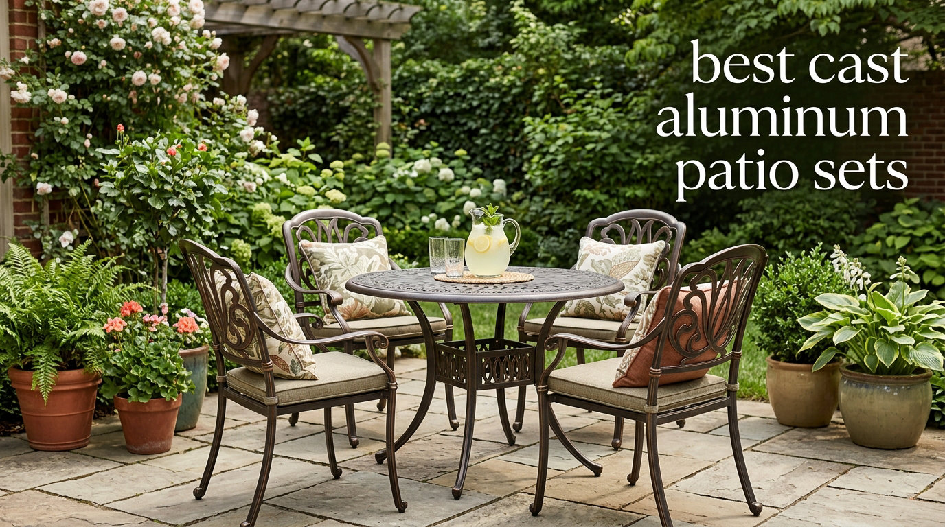 best cast aluminum patio sets
