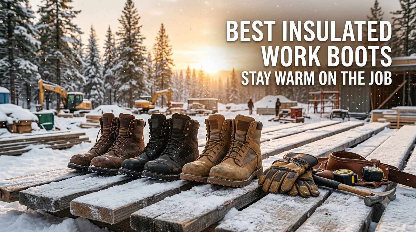 best insulated work boots stay warm on the job