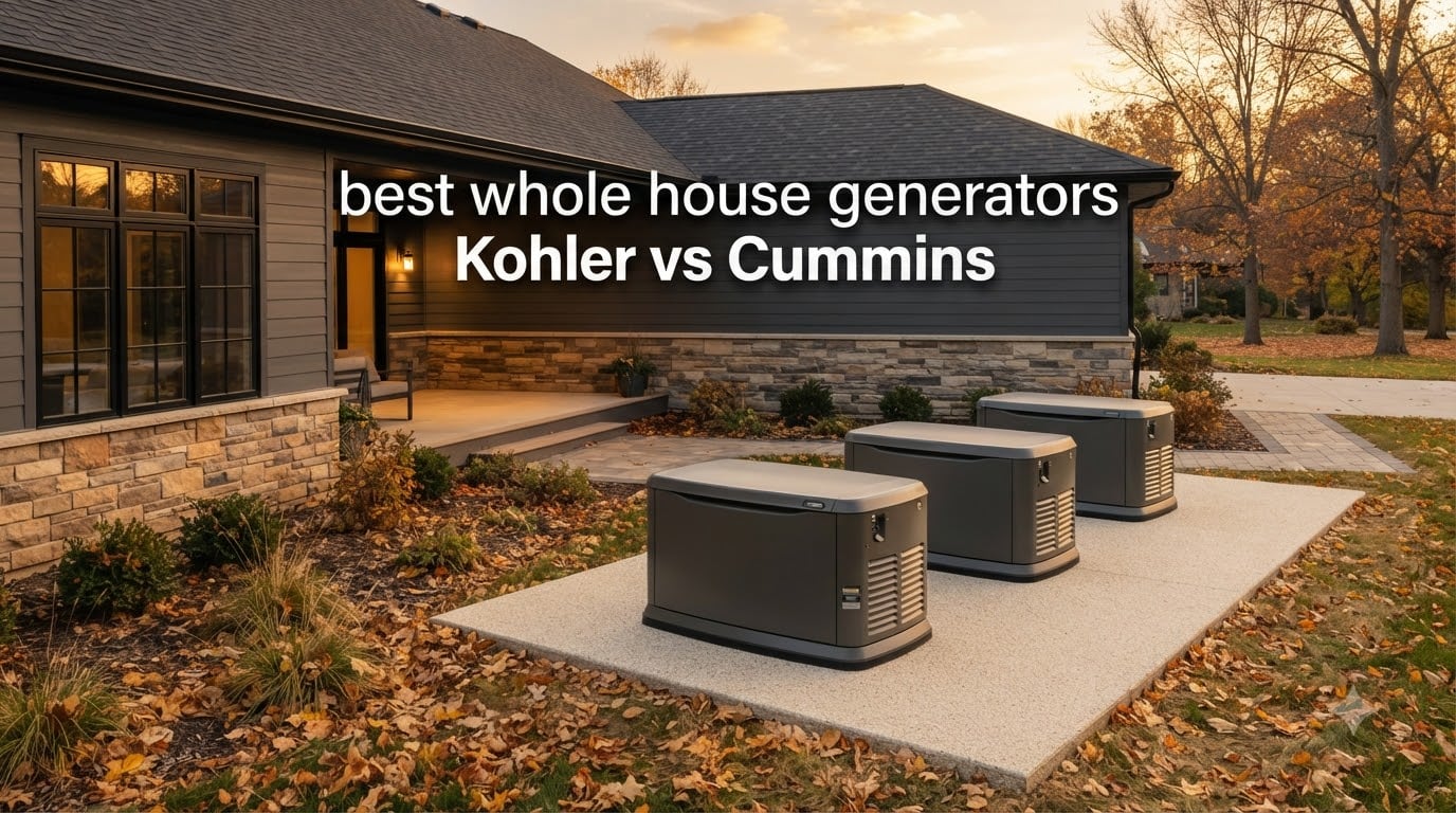 best whole house generators Kohler vs Cummins
