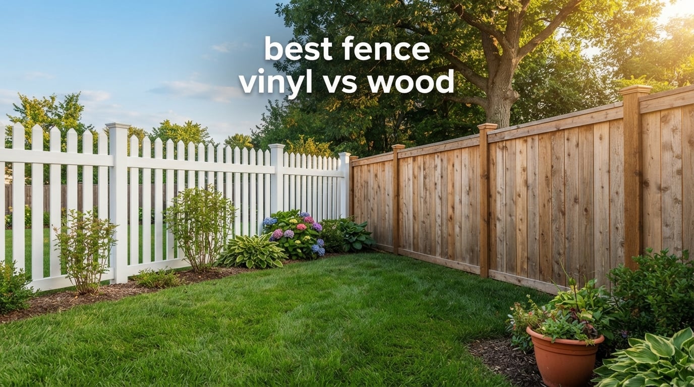best fence vinyl vs wood