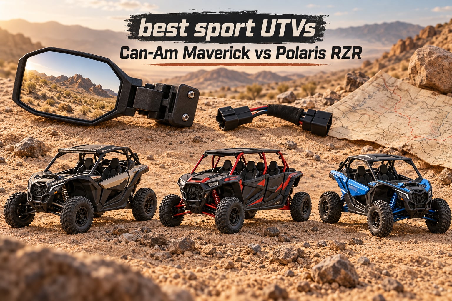 best sport UTVs Can-Am Maverick vs Polaris RZR