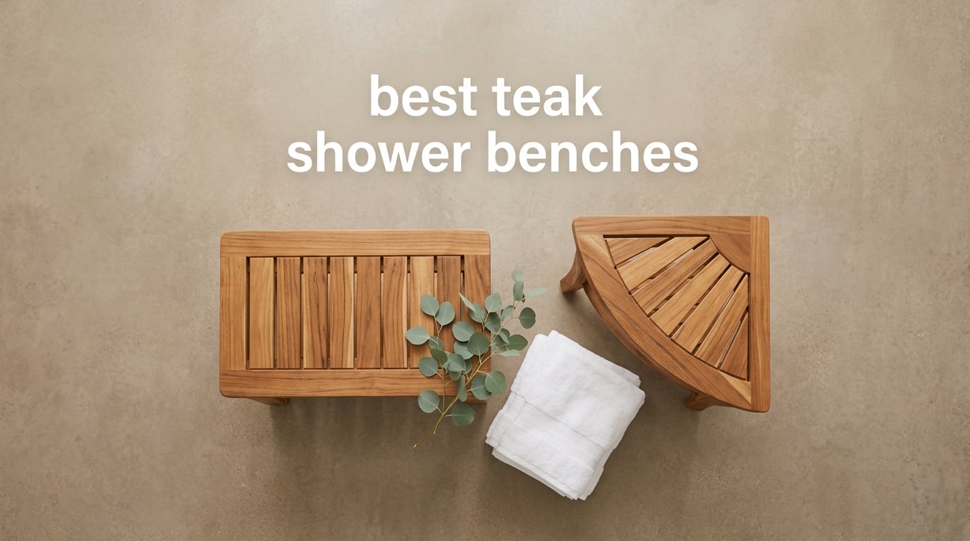 best teak shower benches