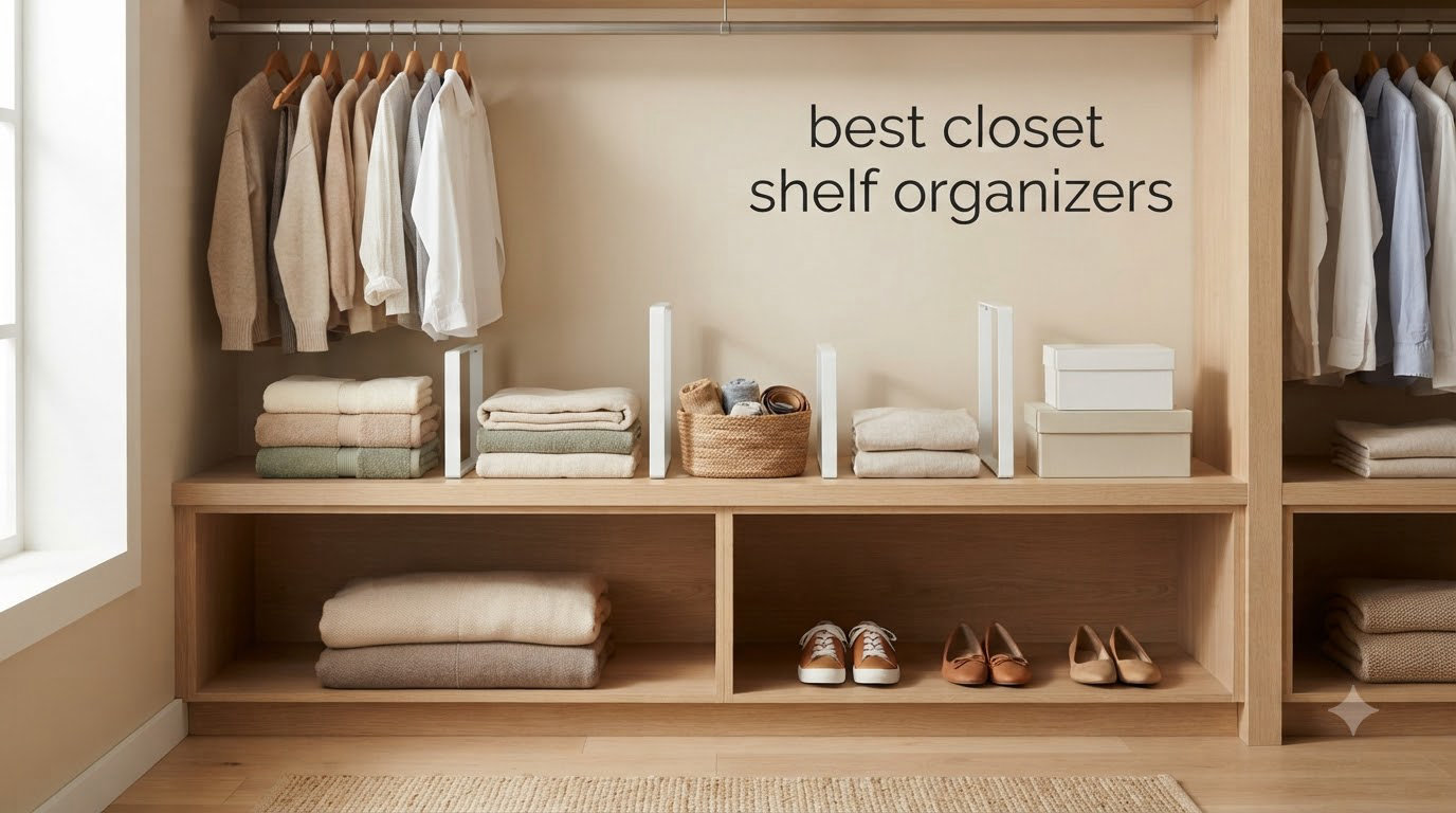 best closet shelf organizers