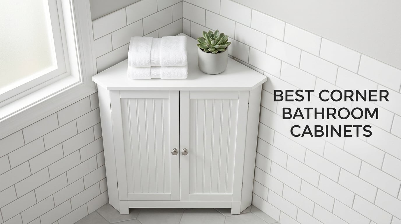best corner bathroom cabinets