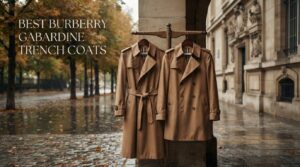 best burberry gabardine trench coats