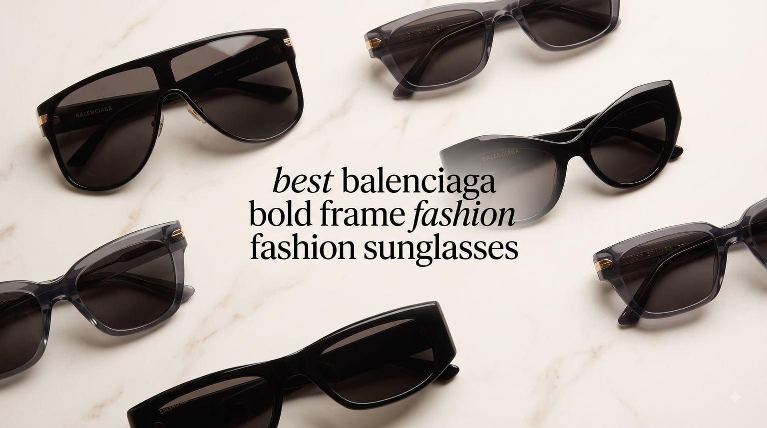 best balenciaga bold frame fashion sunglasses