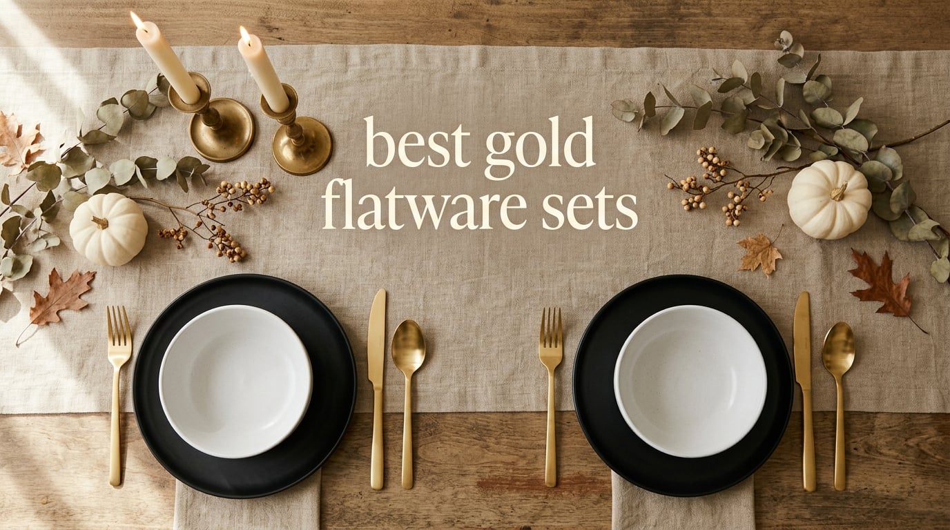 best gold flatware sets