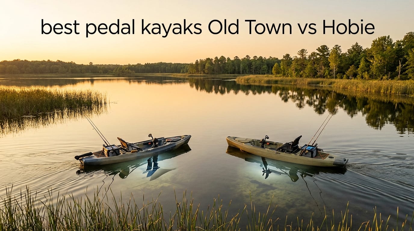 best pedal kayaks Old Town vs Hobie