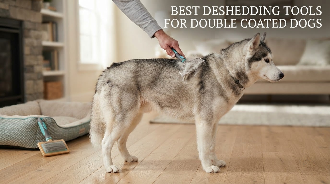 best deshedding tools for double coated dogs