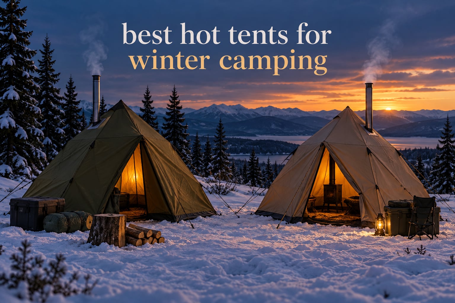 best hot tents for winter camping