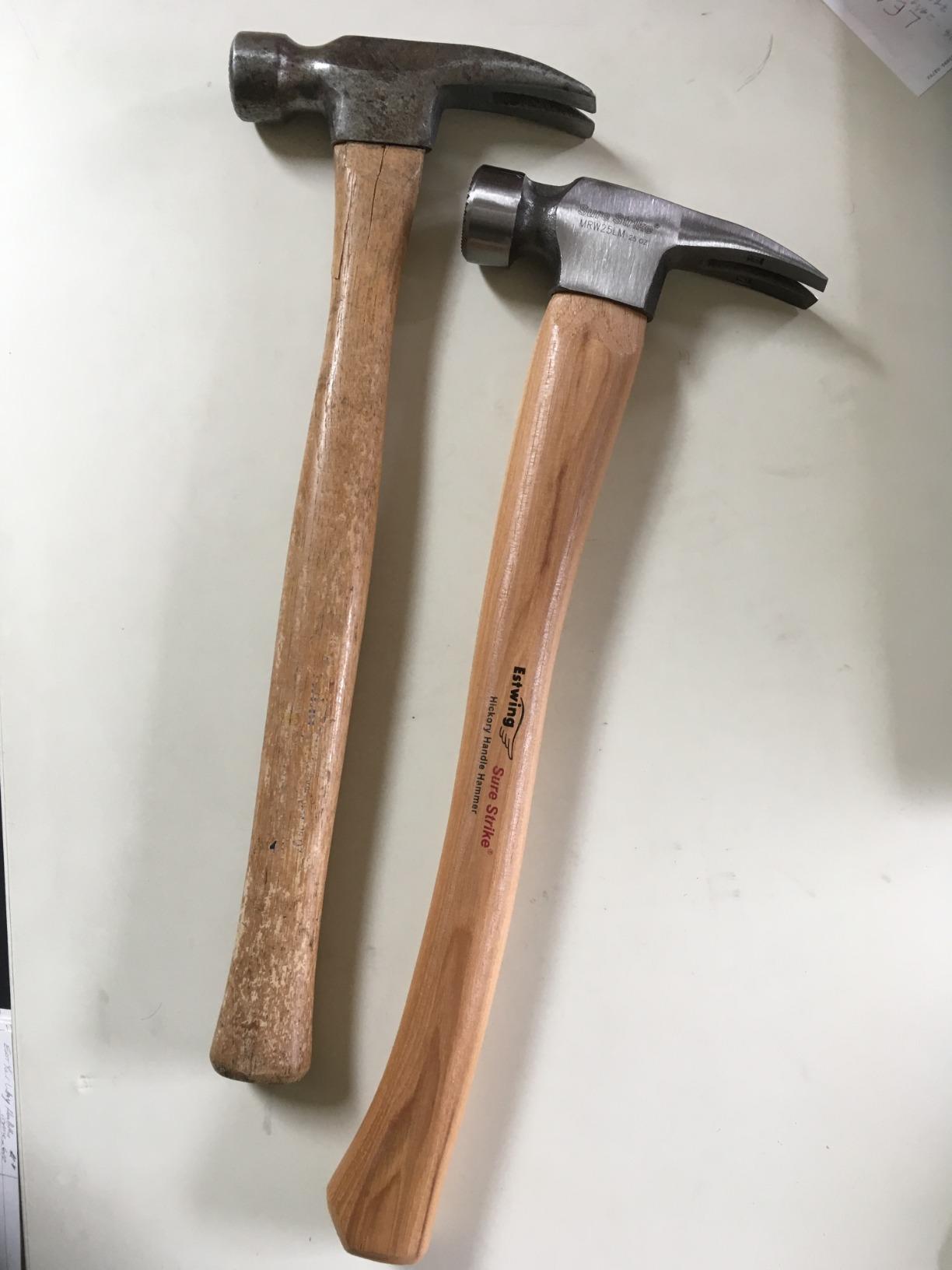 ESTWING Sure Strike California Framing Hammer, 25 oz Rip Claw, MRW25LM customer photo 2