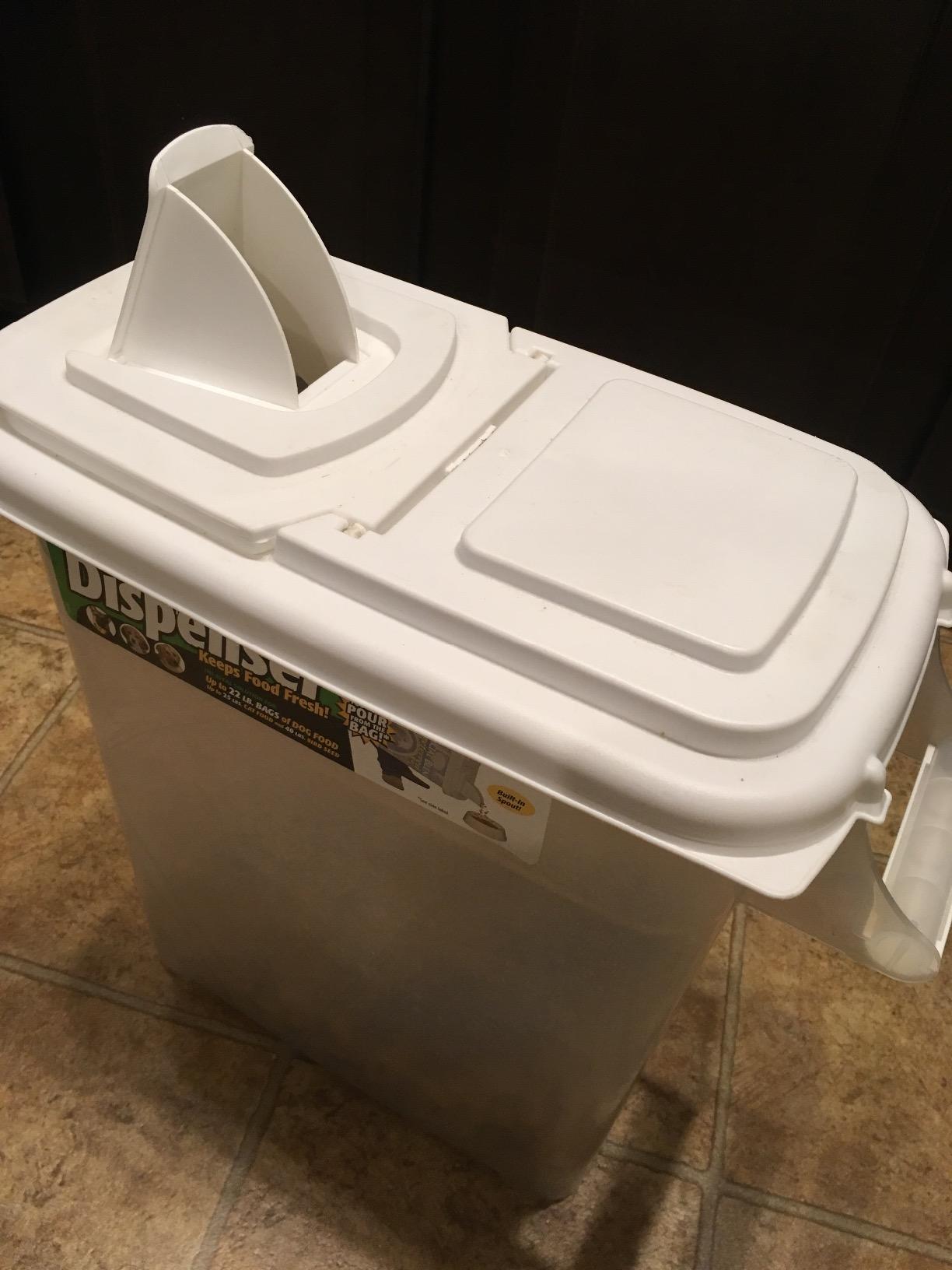 Buddeez 80-Quart Roll-Away Pet and Large Animal Food Dispenser with Scoop customer photo 2